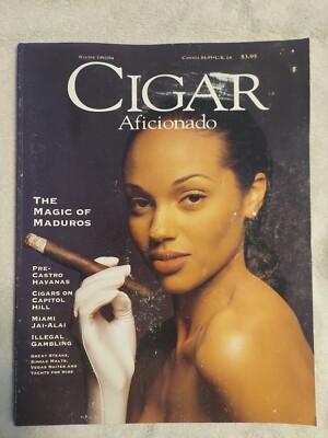 terry bradshaw tobacco Cigar Aficionado Winter 1993/94 Terry Bradshaw Raul Julia Maduros