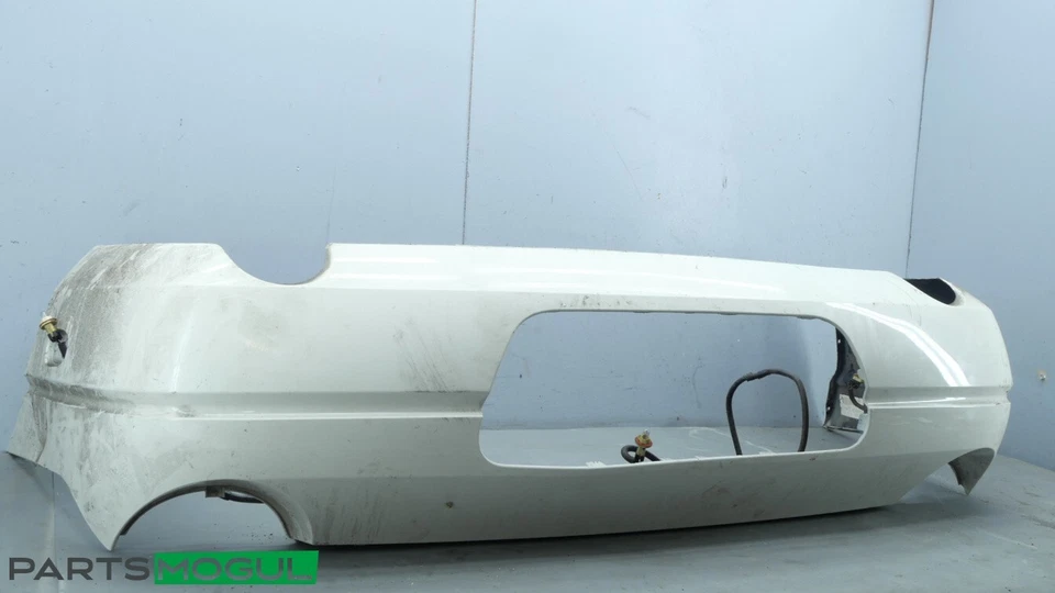 02-05 Ford Thunderbird Rear Bumper Cover Assembly White OEM - Image 2 of 4