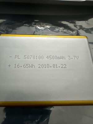 Batteria Agli Ioni Di Lio Da 3,7 V, 4500 MAH