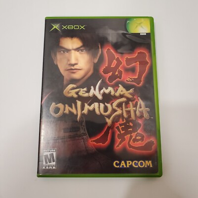 Genma Onimusha (Microsoft Xbox, 2002) BOX ONLY w manual