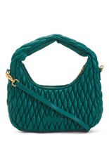 Melie Bianco Sophia Recycled Vegan Medium Shoulder  Bag. Jade