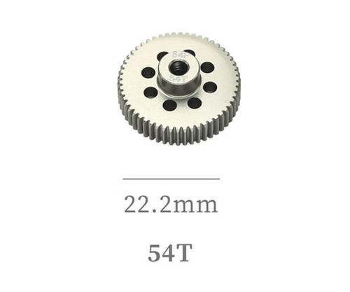 HARD COATED ALU 64P PITCH 21T - 54T PINION GEAR FOR 1/8 1/10 CAR BUGGY MONSTER - Picture 58 of 58