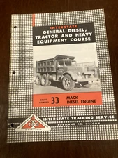 INTERSTATE GENERAL DIESEL MACK TRUCK HD TRACTORS COURSE MANUAL