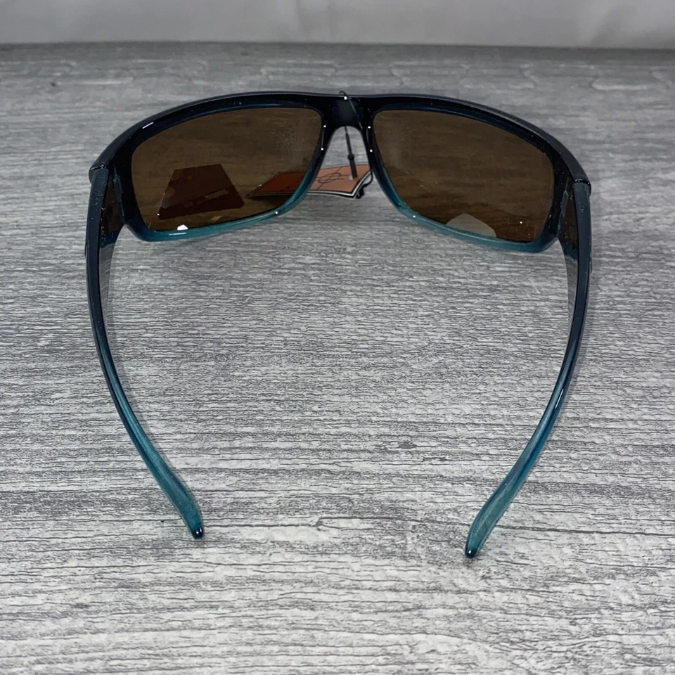 Lo último Optix Gafas de sol polarizadas de moda Brillantes Negro Borde plateado con lente ámbar Foto 2 de 4