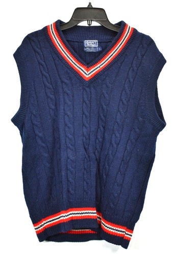 Rugger Pullover Sweater Vest L 