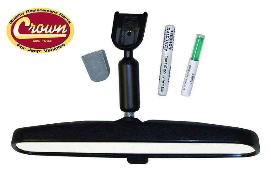 Kit de espejo retrovisor CROWN para Jeep CJ YJ TJ Wrangler 1987-2006 8993023K Foto 2 de 2