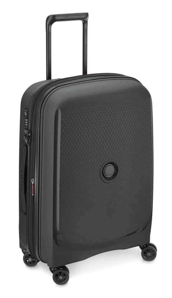 DELSEY PARIS 4 Double Rolls Cabin Trolley Slim Line 55 Trolley Black - Bild 2 von 4