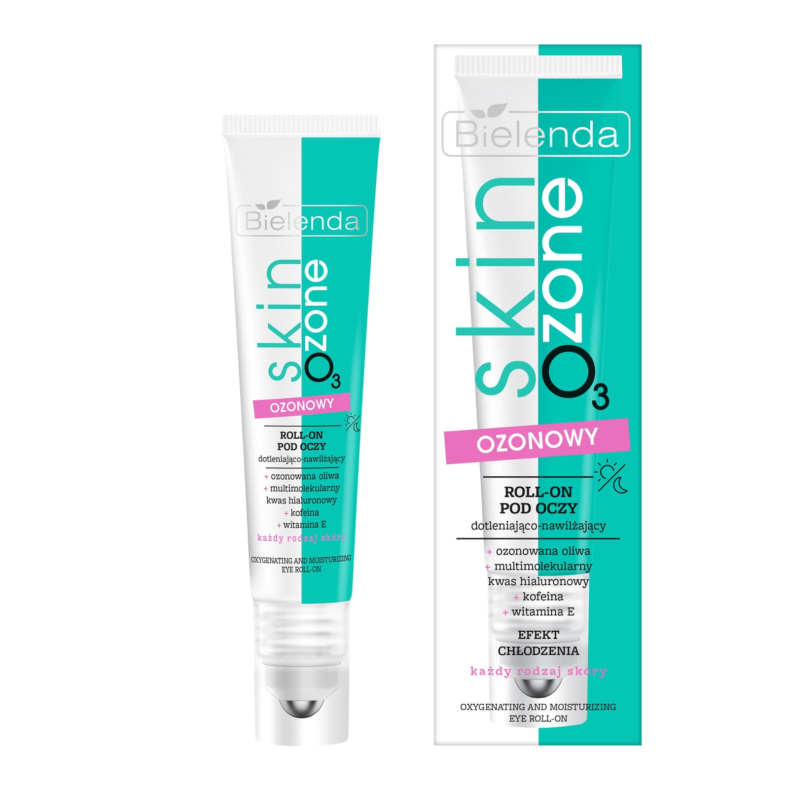 Bielenda Skin O3 Zone Ozone Oxygenating and Moisturising Eye Roll-On 15ml
