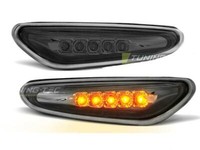 Paar Blinker Repeater BMW 3Er E46 Limousine Ab 2001 Bis 2005 Schwarz LED