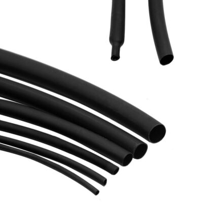 Schrumpfschlauch 2:1 Verhältnis schwarz wasserdicht Sleeving Heatshrink Tube Wire Wrap