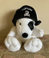 NWT Aurora Captain Max Dog Pirate Hand Puppet 10  Plush Stuffed Animal Puppy