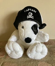 NWT Aurora Captain Max Dog Pirate Hand Puppet 10” Plush Stuffed Animal Puppy