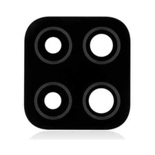 For Samsung Galaxy A12 A125F Replacement Rear Camera Lens With Adhesive (Black)