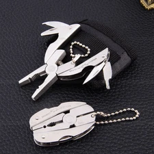 (SALE) Foldaway Multi-Tool Stainless  Knife Nylon Sheath (USA SELLER)