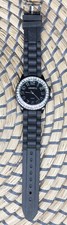 Women s Geneva Wristwatch Quartz Watch Stainless Steel Ornate Rubber Band READ