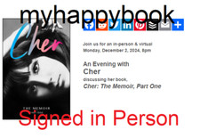 SIGNED Cher : The Memoir, Part One by Cher, a...