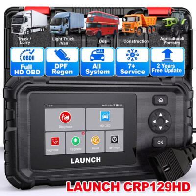 Launch LKW Trucks Profi Diagnosegerät komplett System OBD2 Scanner Für Iveco MAN