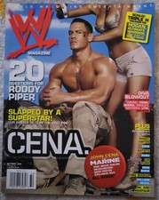WWE  Mag - Oct 2006. Feat. JOHN CENA, Sabu, HHH, Roddy Piper, William Regal, etc