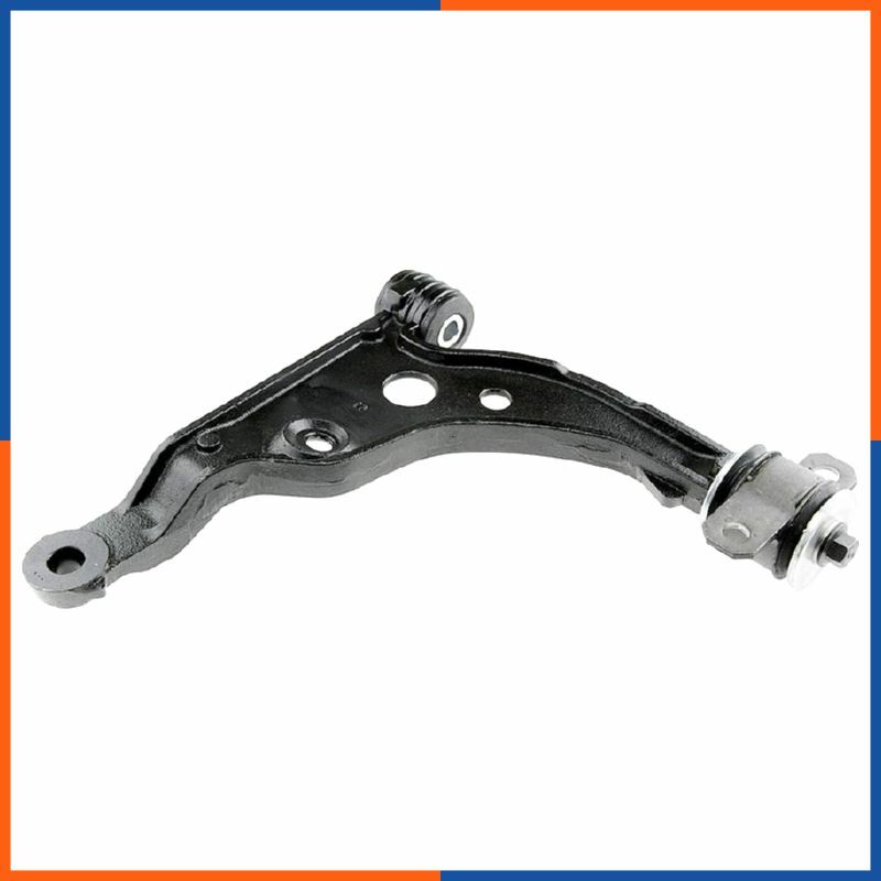 Braccio oscillante de direction avant gauche pour Citroën - Finition anticorrosion noire