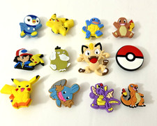 Pokemon Croc Charms 12 pieces No Doubles Brand New