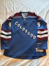 Reebok Colorado Avalanche Diagonal Blueberry Alternate NHL Jersey ( Size Large )