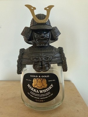 Nikka Whisky Gold & Gold Empty Samurai Bottle