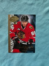 ?PATRICK KANE?2007-08 UPPER DECK GOLD FOIL PROMO ROOKIE CARD RC SP BLACKHAWKS. rookie card picture
