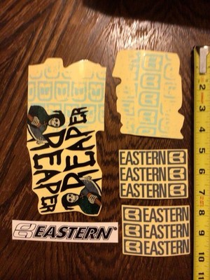 Eastern Bikes Grim Reaper BMX Frame Decal Sticker Set Mid School