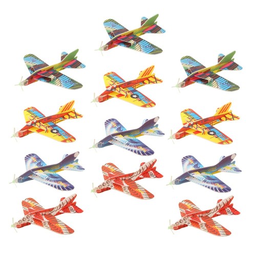 12 PCS Rotary Airplane Toy Child Pupils Planes for Kids Airplanes Model Toys - Afbeelding 7 van 12