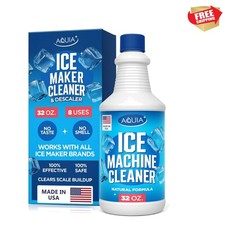 Ice Machine Cleaner and Descaler 32 oz  Ice Maker Cleaner for All Brands; Op...