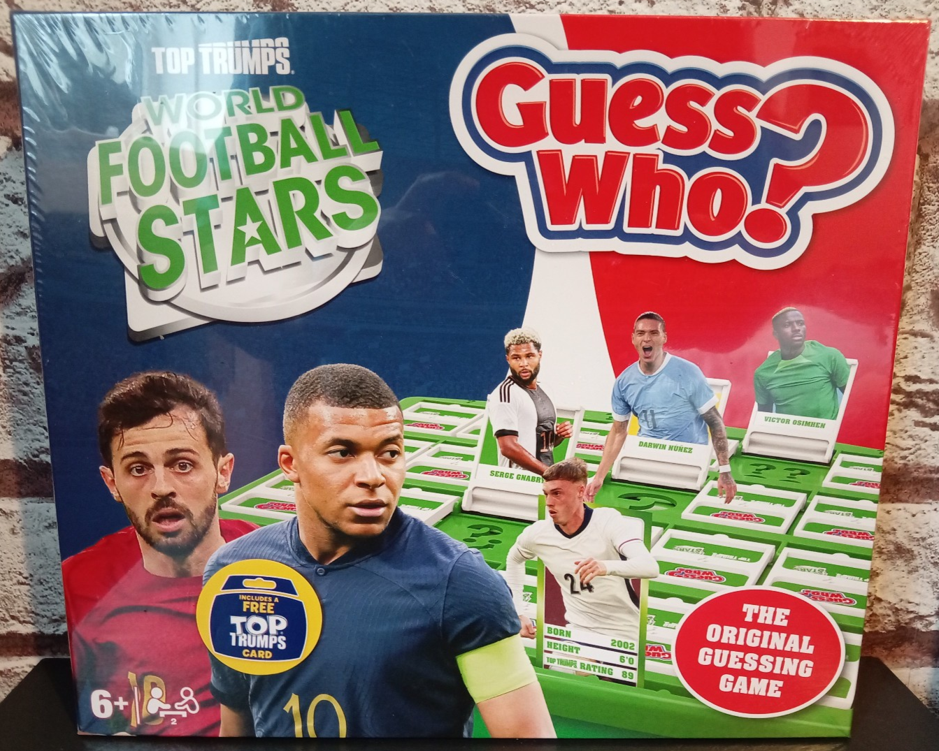 Guess Who? Top Trumps World Football Stars Board Game - Winning moves/Hasbro