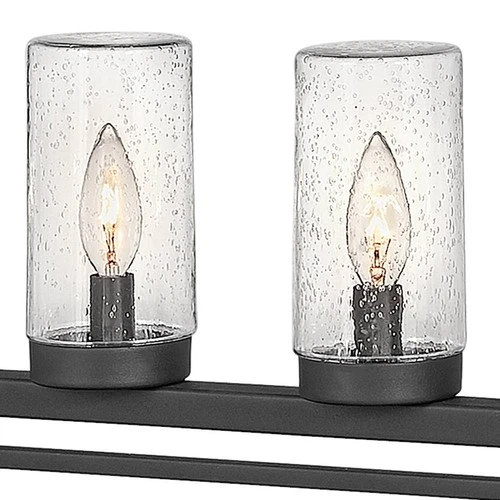 Alford Place 40"W Black 6-Light Outdoor Island Chandelier - Picture 5 of 10