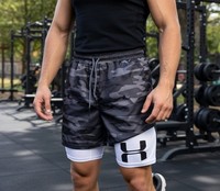 Mens Compression Shorts Training Gym Fitness Workout Jogging Running Cycling UK
