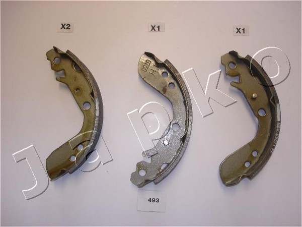 Japko Bremsbackensatz 55493 FüR Honda Jazz 180Mm 2 DSI GD5 GE2 Idsi GD1-image
