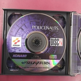 Policenauts KONAMI Sega Saturn 3-Disc Set Japanese Game Japan Import A5688
