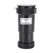 0.96 Inch/24.5mm 3X Barlow Lens Plastic For Astronomic Telescope Eyepieces BT0