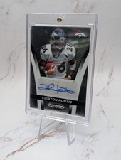 2025 Panini Prizm Black Flashback Signatures #FS-CPS Clinton Portis Auto Broncos