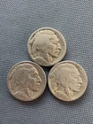 3 Buffalo Nickel | Exact Coins Shown | Genuine U.S. Indian Head 5¢ Coin | #445