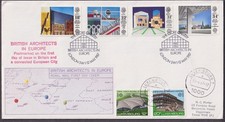 1987 ARCHITECTURE, RM COVER - LONDON SW1 H/S DOUBLED LUXEMBOURG