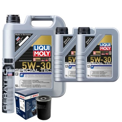 Motoröl 5W30 LIQUI MOLY Special F 7L+BOSCH Ölfilter +Cera Tec