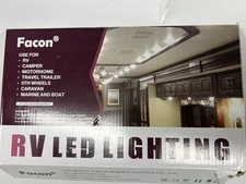 Facon 6Pack 4.5'' 12V LED Puck Light Recessed Light for RV Camper 4000K