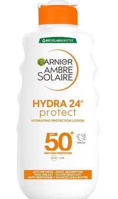2 x Garnier AmbreSolaire Hydra 24 Stunden Protect feuchtigkeitsspendende Schutzlotion LSF 50