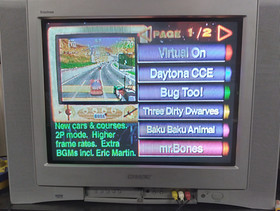 Sega Saturn Sega Screams Volume 1 Demo Disc Tested