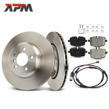 2x Bremsscheiben 4x Bremsbel&auml;ge 1x Warnkontakt Hinten f&uuml;r BMW 5er Touring 535d