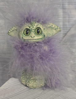 Imaginarium Albert Alfaro Baby Shoulder Puppet Drabbit Cable Signed by Albert