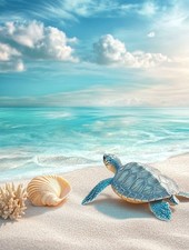 Cute Sea Turtle Diamond Art Kits for Adults,Turtel 5D Diamond Painting Kits for