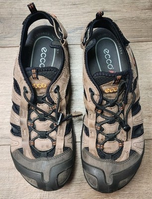 ECCO Yak Fisherman Sandals Mens 10.5 Brown Terra Sport Closed Toe Outdoor Trail