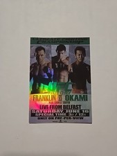 2010 Topps UFC Series 4 UFC 72 Fight Poster Franklin vs Okami Card #FPR-UFC72