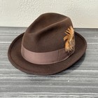 Vintage Royal Stetson Whippet Fedora Hat 7 1/4