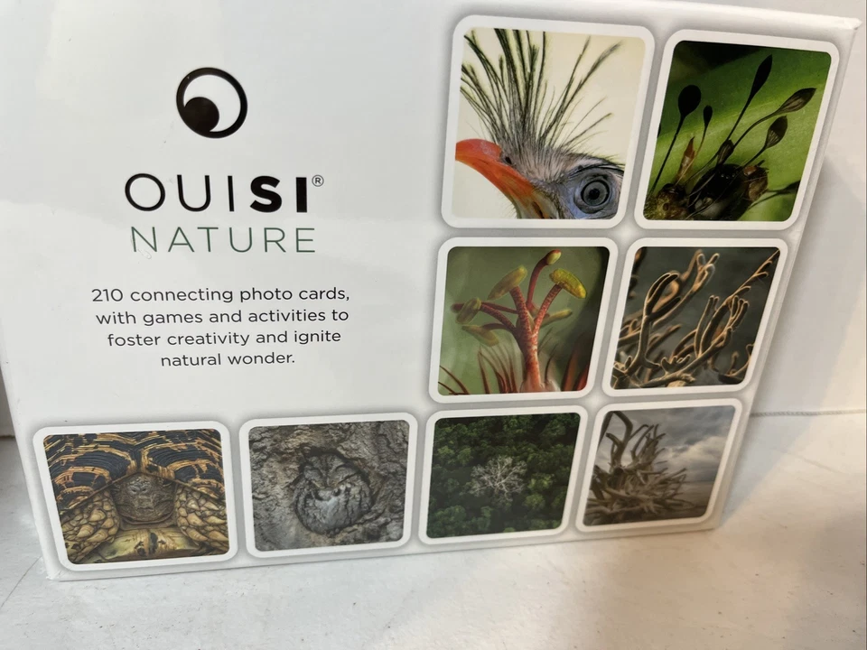 NIB 2021 OuiSi Game of Visual Connection Nature 210 Photo Cards New Sealed - Image 3 of 4